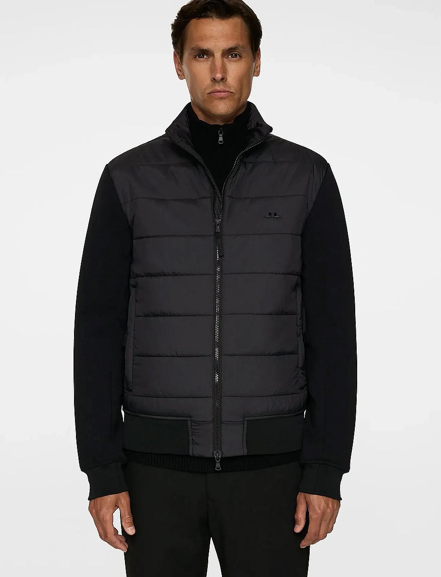 J. Lindeberg - Stephen Hybrid Zip Jacket - black - 0