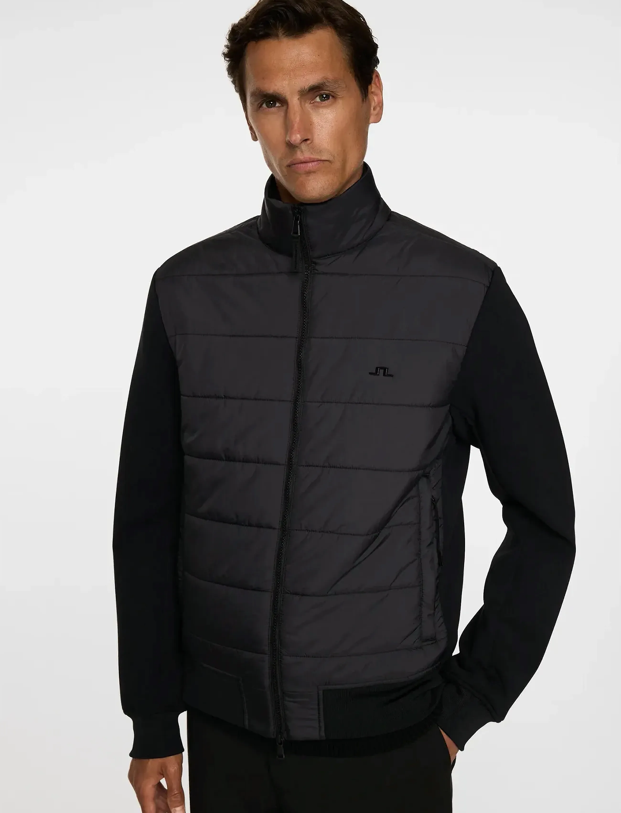 J. Lindeberg - Stephen Hybrid Zip Jacket - black - 5
