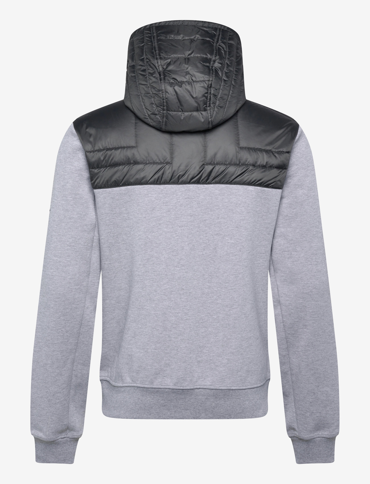 J. Lindeberg - Seth Hybrid Zip Hood - hybridjakker - medium grey melange - 2