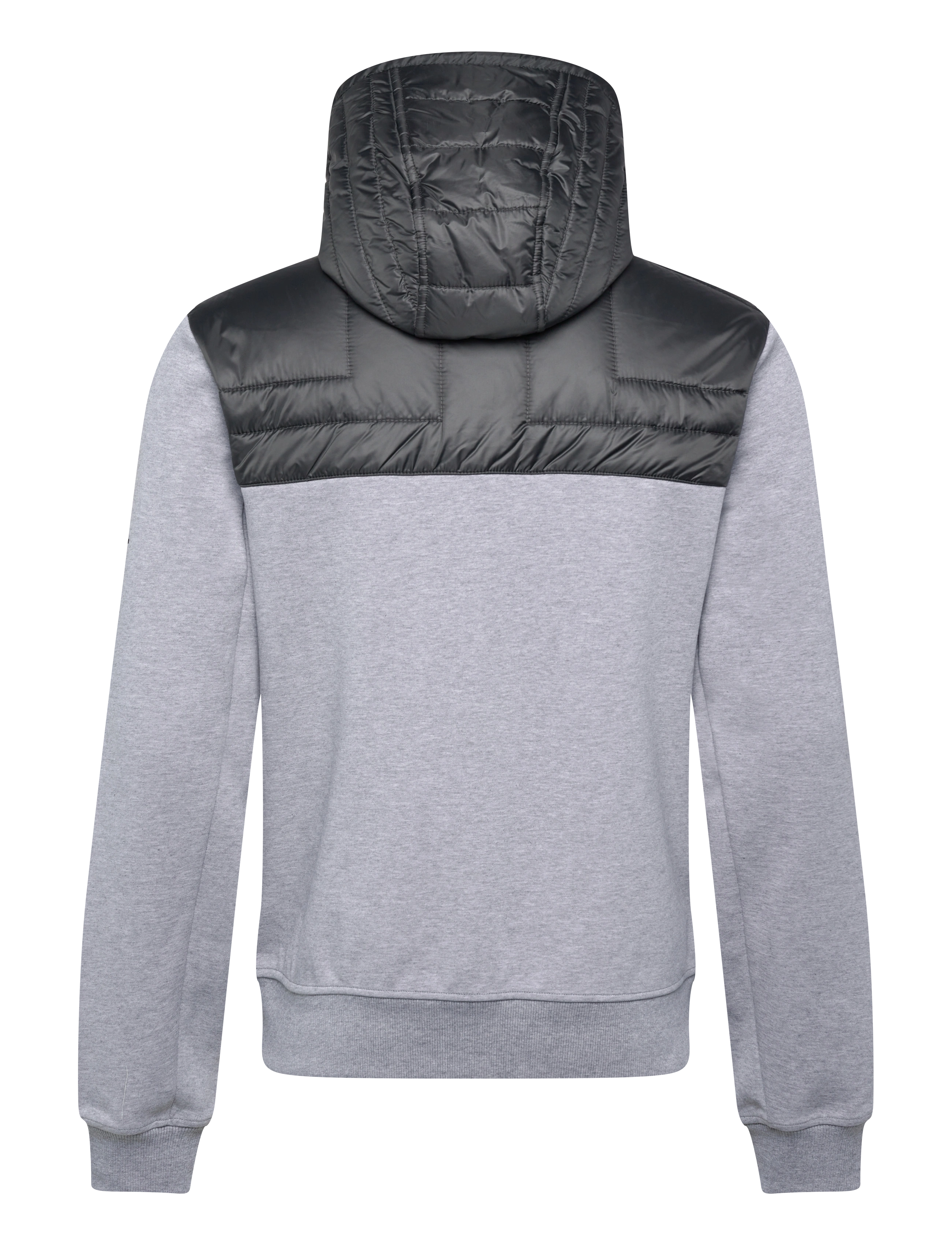 J. Lindeberg - Seth Hybrid Zip Hood - hybridjakker - medium grey melange - 2