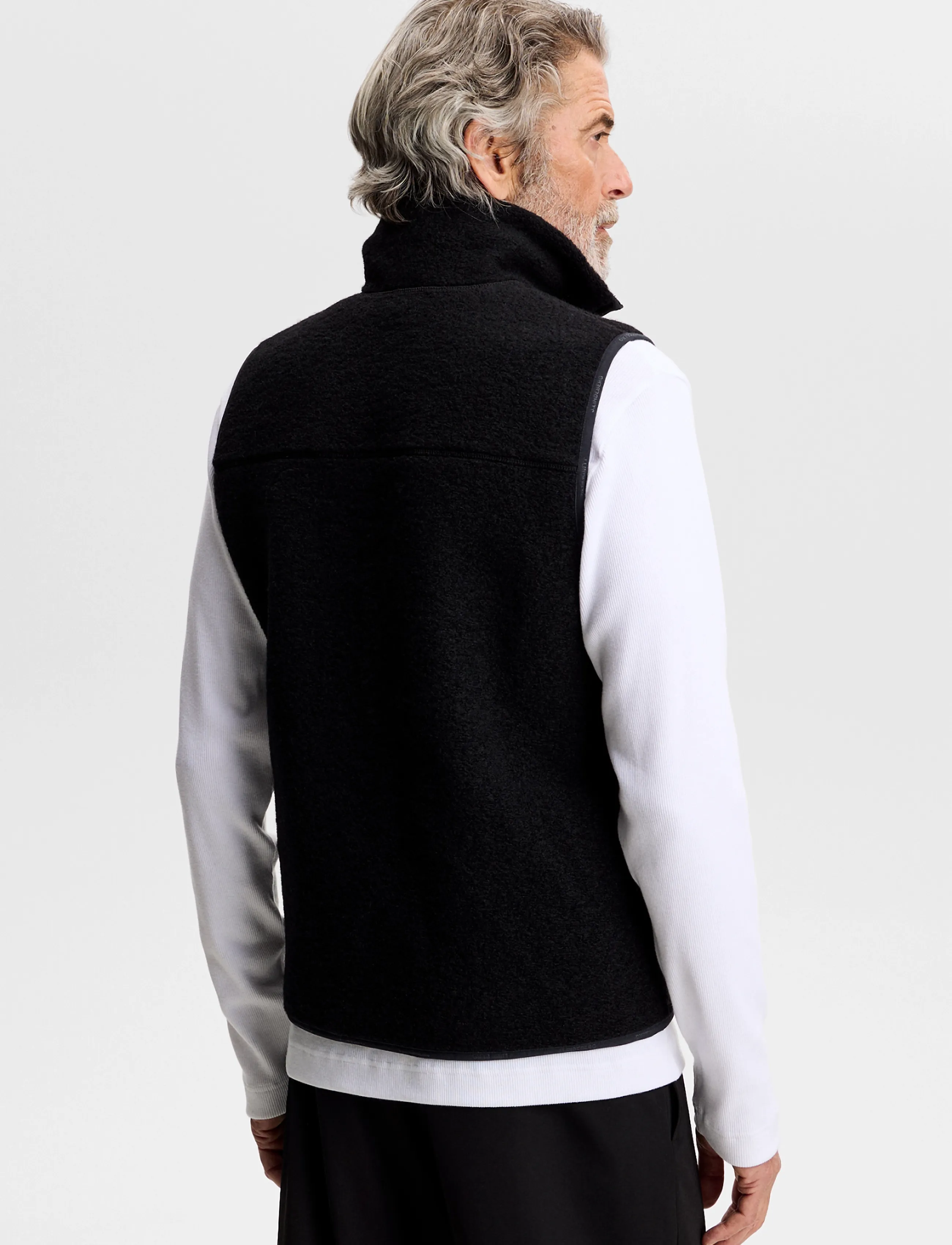 J. Lindeberg - Duncan Wool Fleece Vest - westen - black - 2