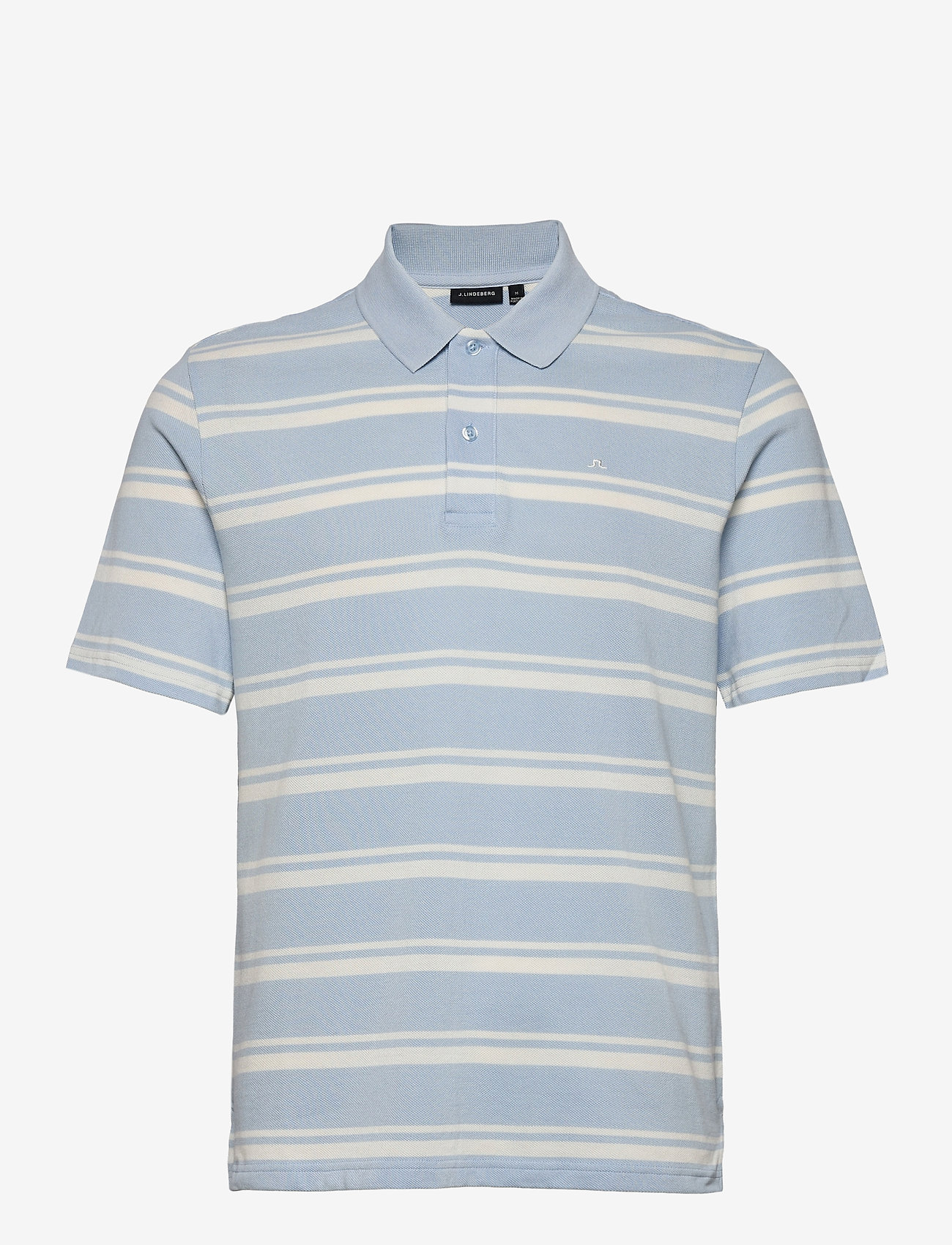 J. Lindeberg - Theo Striped Flat Pique - skyrim - 0