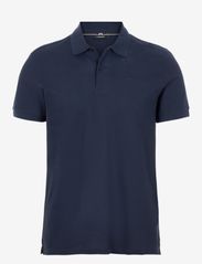 J. Lindeberg - Troy ST Pique Polo Shirt - kortærmede poloer - jl navy - 0