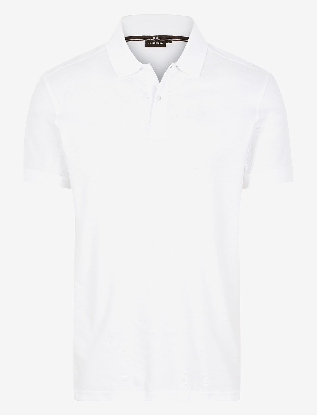 J. Lindeberg - Troy ST Pique Polo Shirt - lühikeste varrukatega polod - white - 0