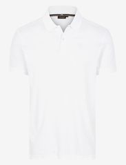 J. Lindeberg - Troy ST Pique Polo Shirt - lyhythihaiset - white - 0