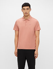 J. Lindeberg - Miles Jersey Polo Shirt - rose coppar - 3