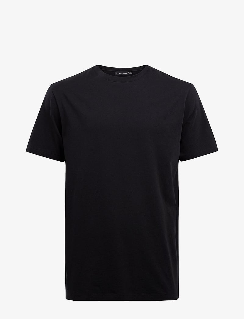 J. Lindeberg - Sid Basic T-Shirt - kortärmade t-shirts - black - 1