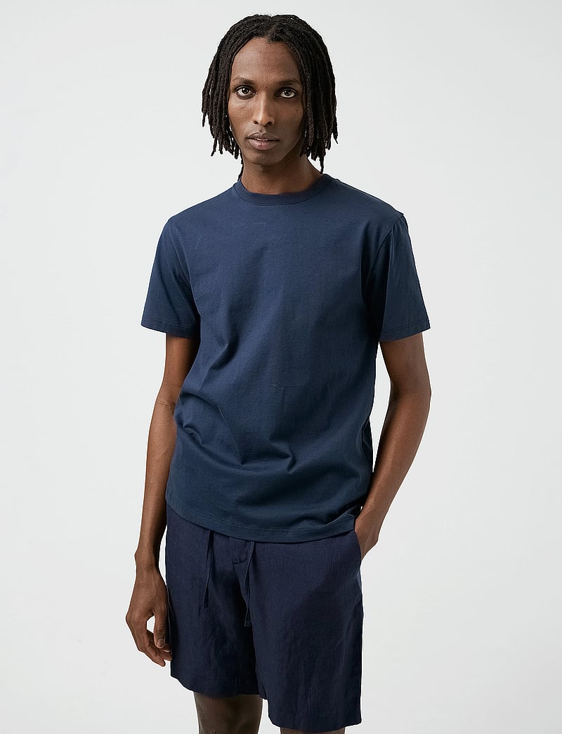 J. Lindeberg - Sid Basic T-Shirt - lühikeste varrukatega t-särgid - jl navy - 0