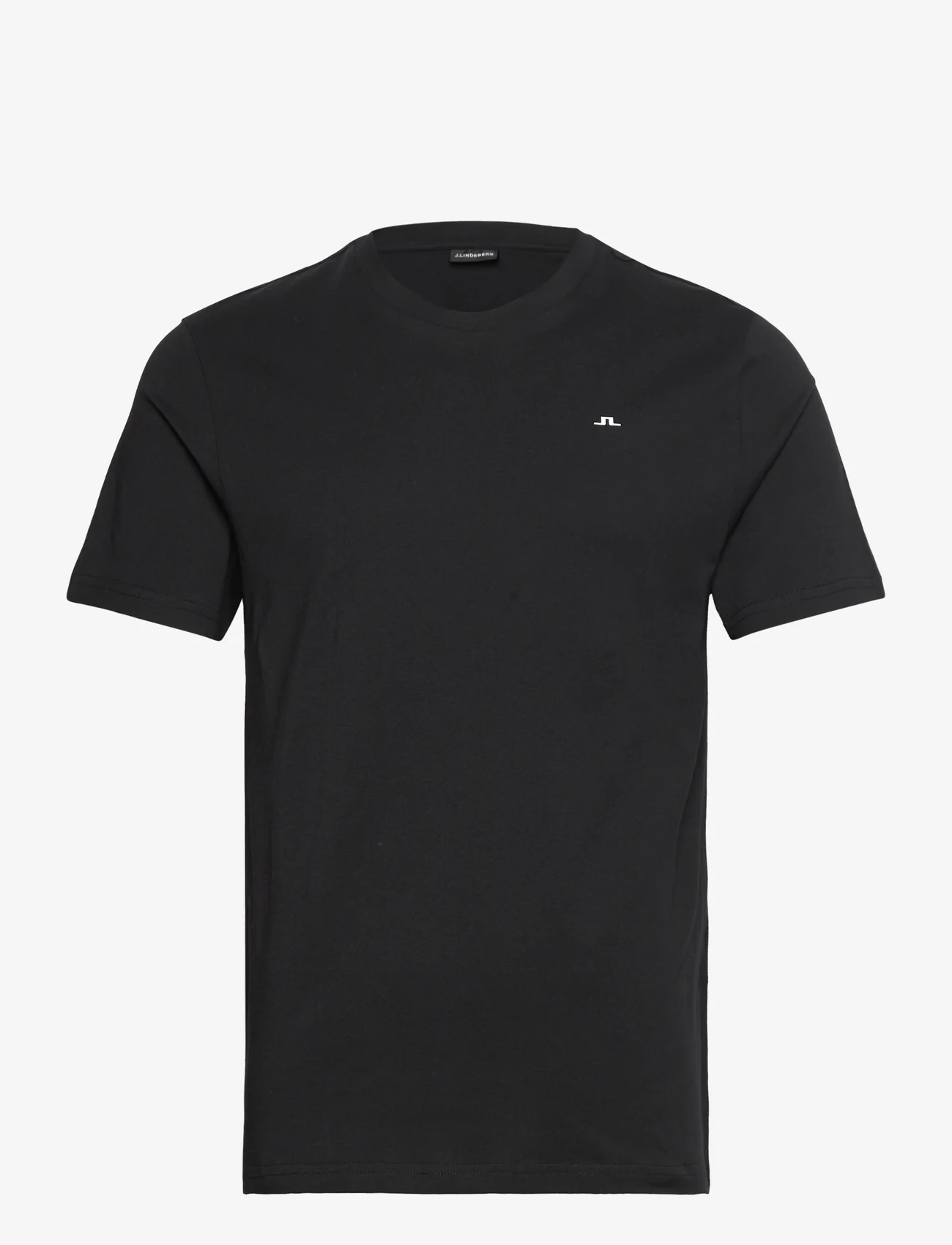 J. Lindeberg - M Cotton Blend T-shirt - kortärmade t-shirts - black - 0