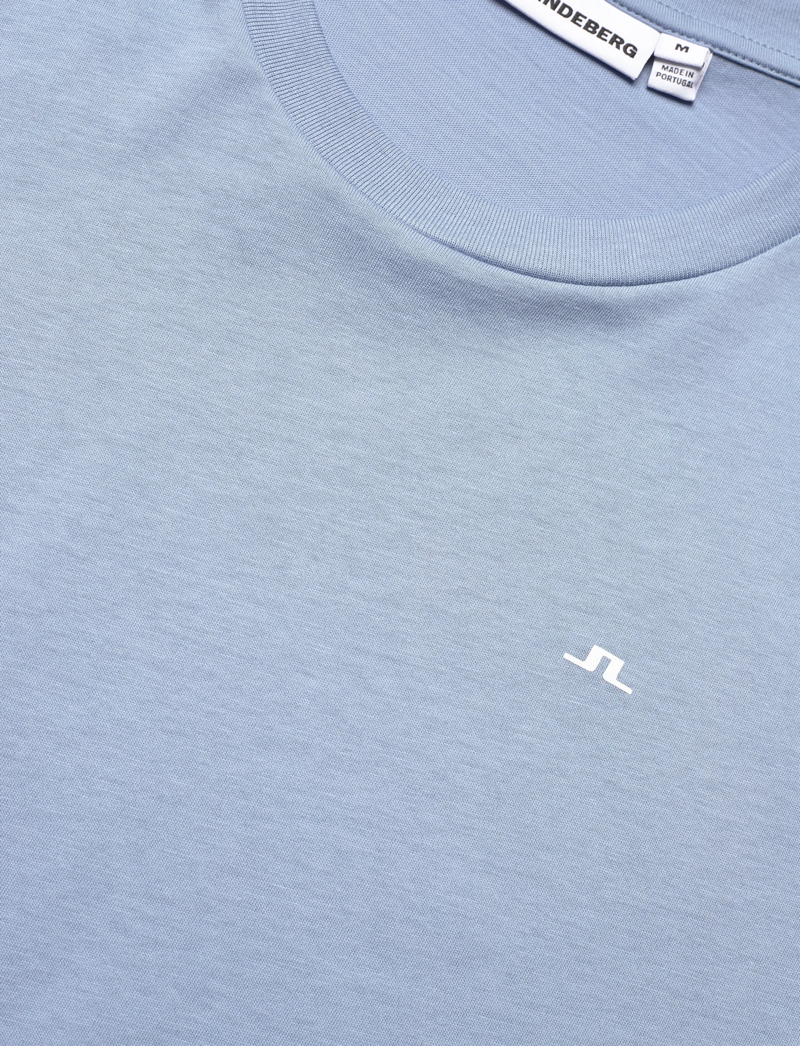 J. Lindeberg - M Cotton Blend T-shirt - kortærmede t-shirts - rain washed - 5