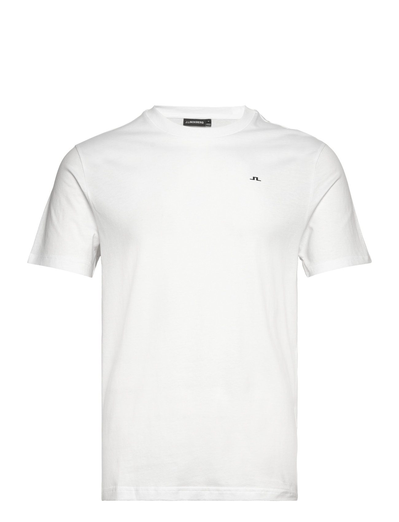 J. Lindeberg - M Cotton Blend T-shirt - kortärmade t-shirts - white - 0