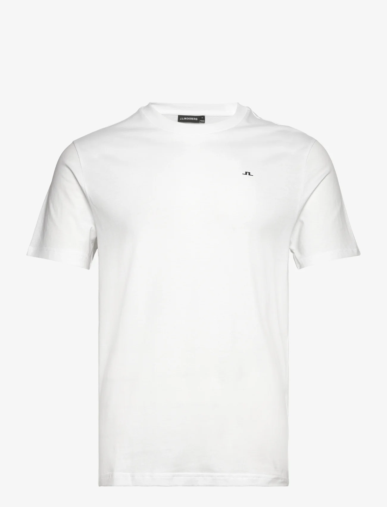 J. Lindeberg - M Cotton Blend T-shirt - kortermede t-skjorter - white - 0