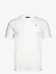 J. Lindeberg - M Cotton Blend T-shirt - kortermede t-skjorter - white - 0