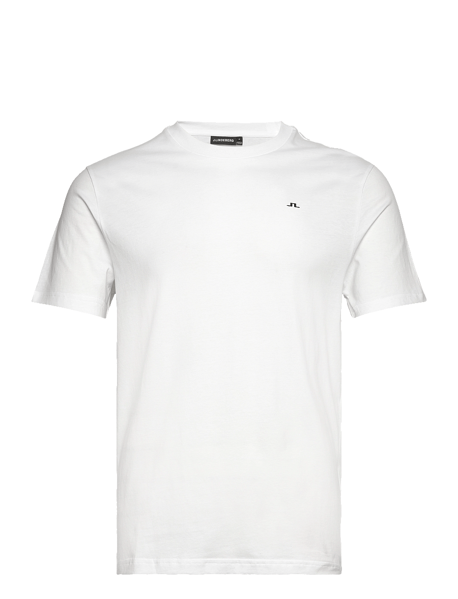J. Lindeberg - M Cotton Blend T-shirt - kurzärmelig - white - 0
