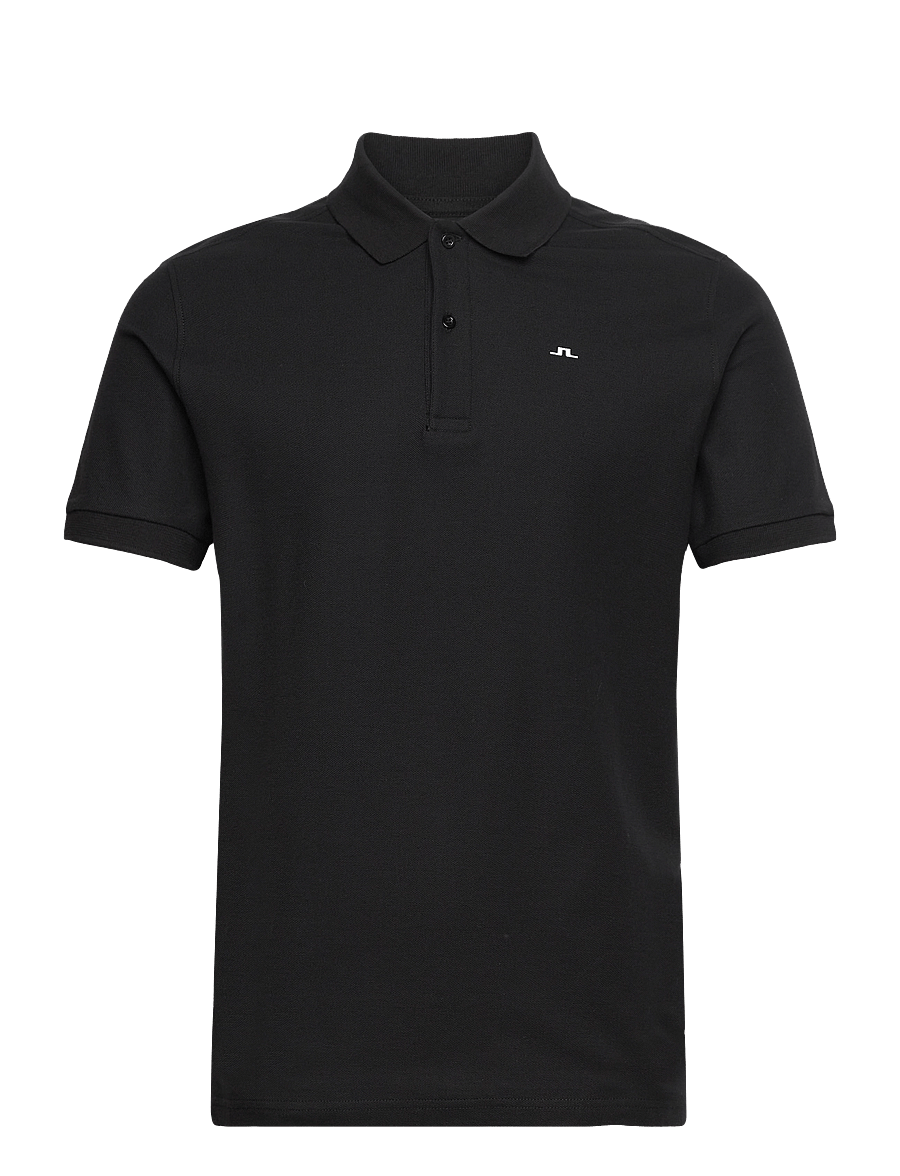 J. Lindeberg - M Polo Pike - kurzärmelig - black - 0