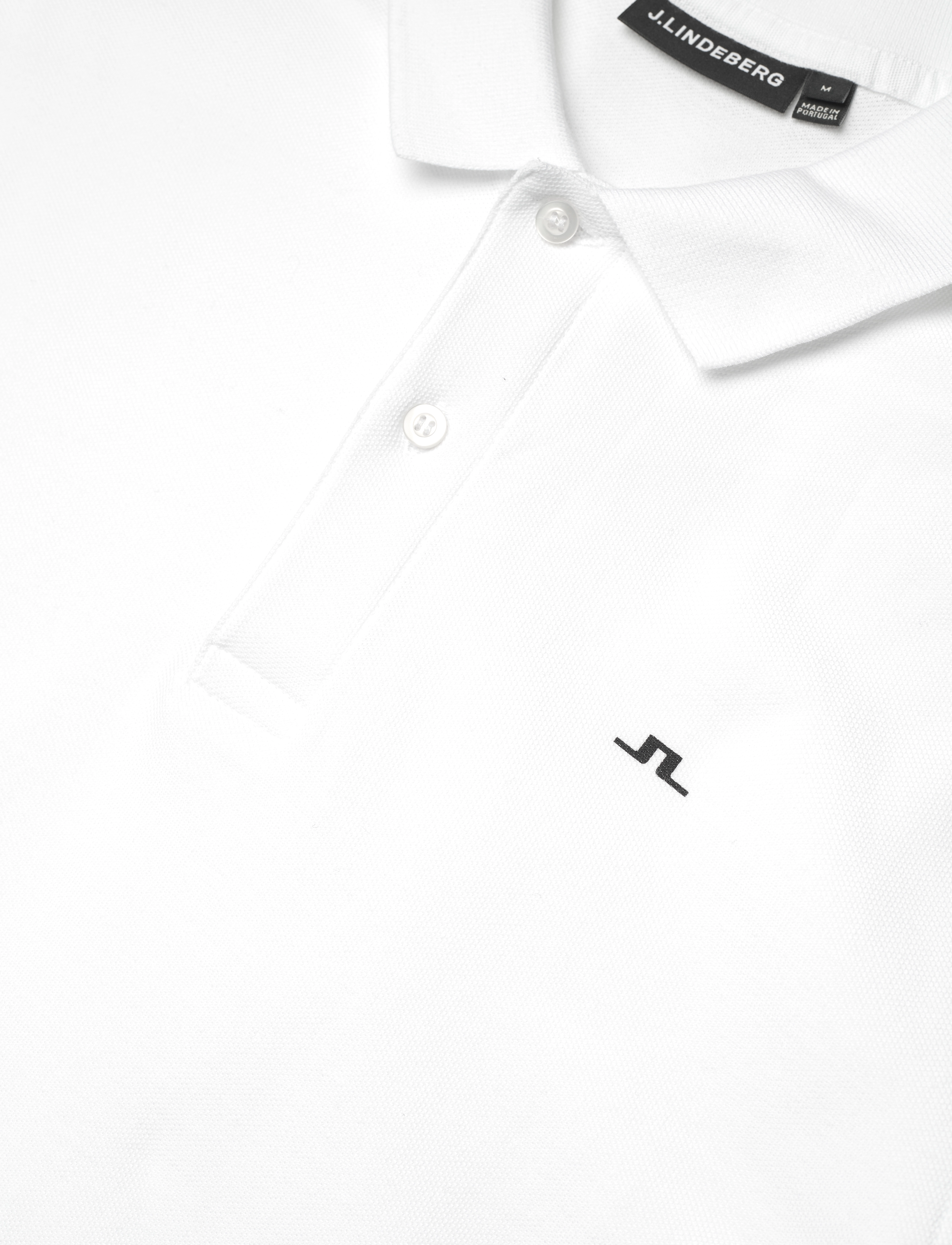 J. Lindeberg - M Polo Pike - lühikeste varrukatega polod - white - 2