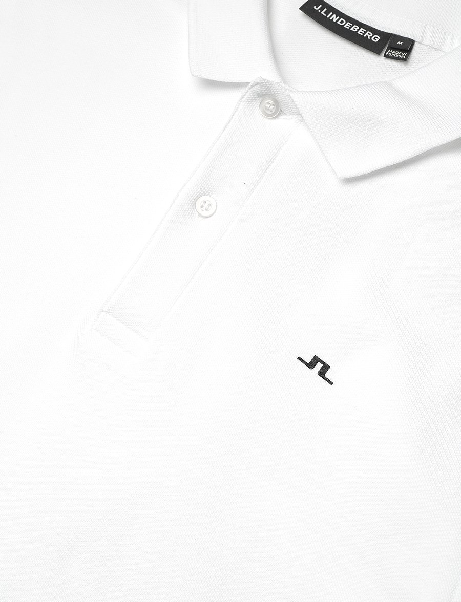 J. Lindeberg - M Polo Pike - kurzärmelig - white - 2