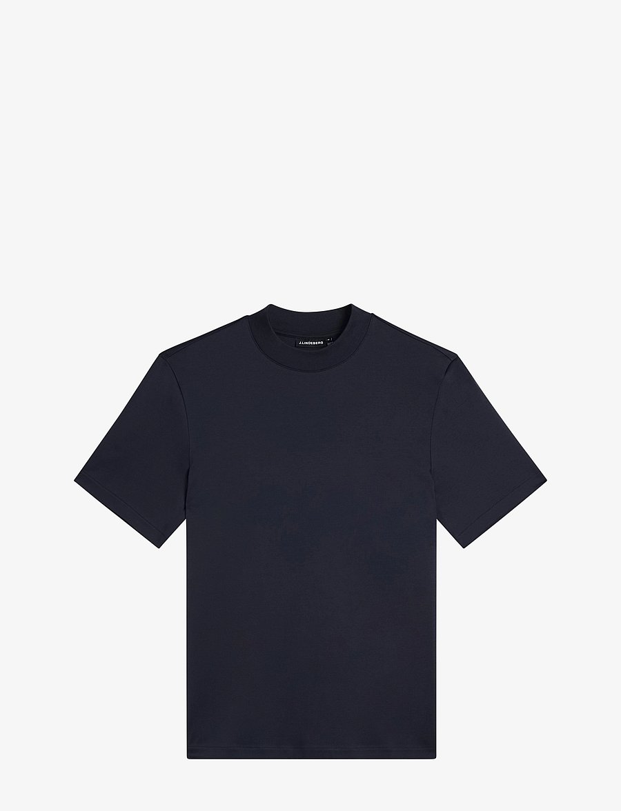 J. Lindeberg - Ace Mock Neck T-shirt - jl navy - 0