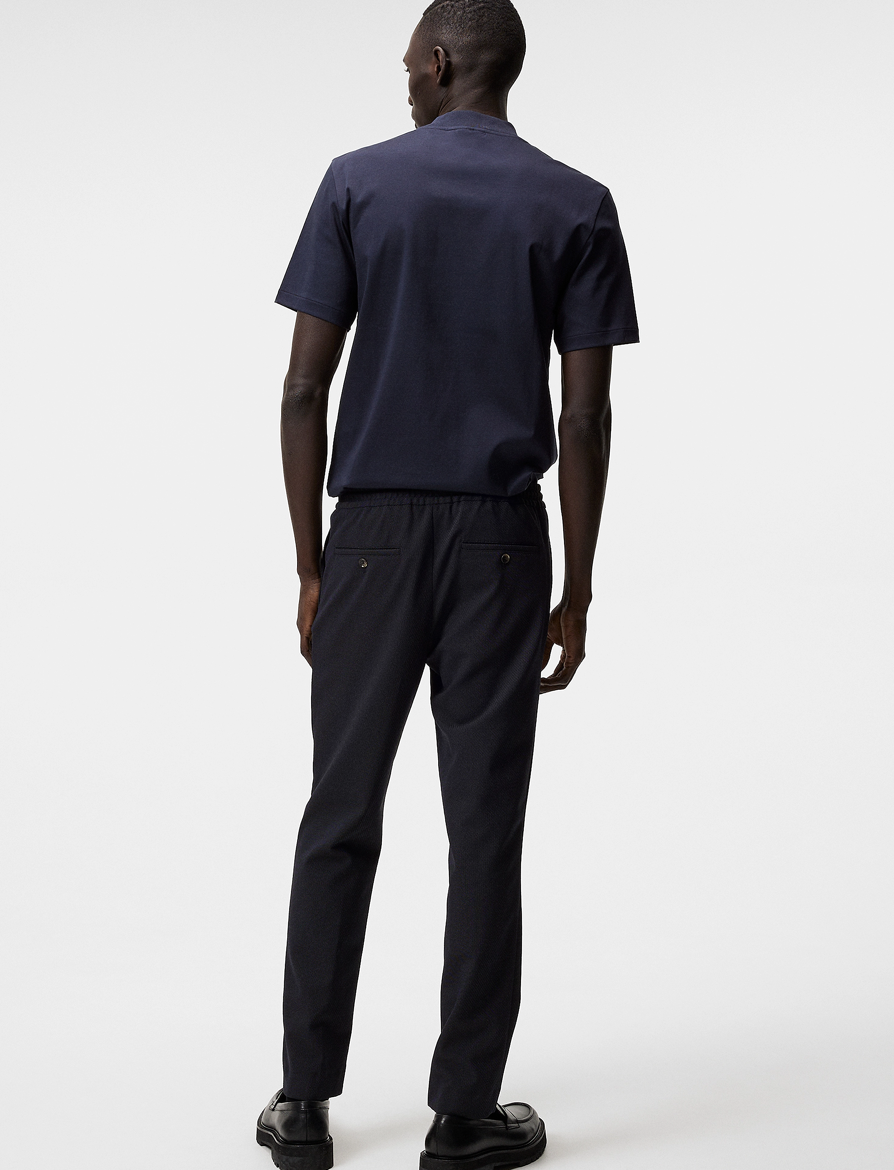 J. Lindeberg - Ace Mock Neck T-shirt - jl navy - 2