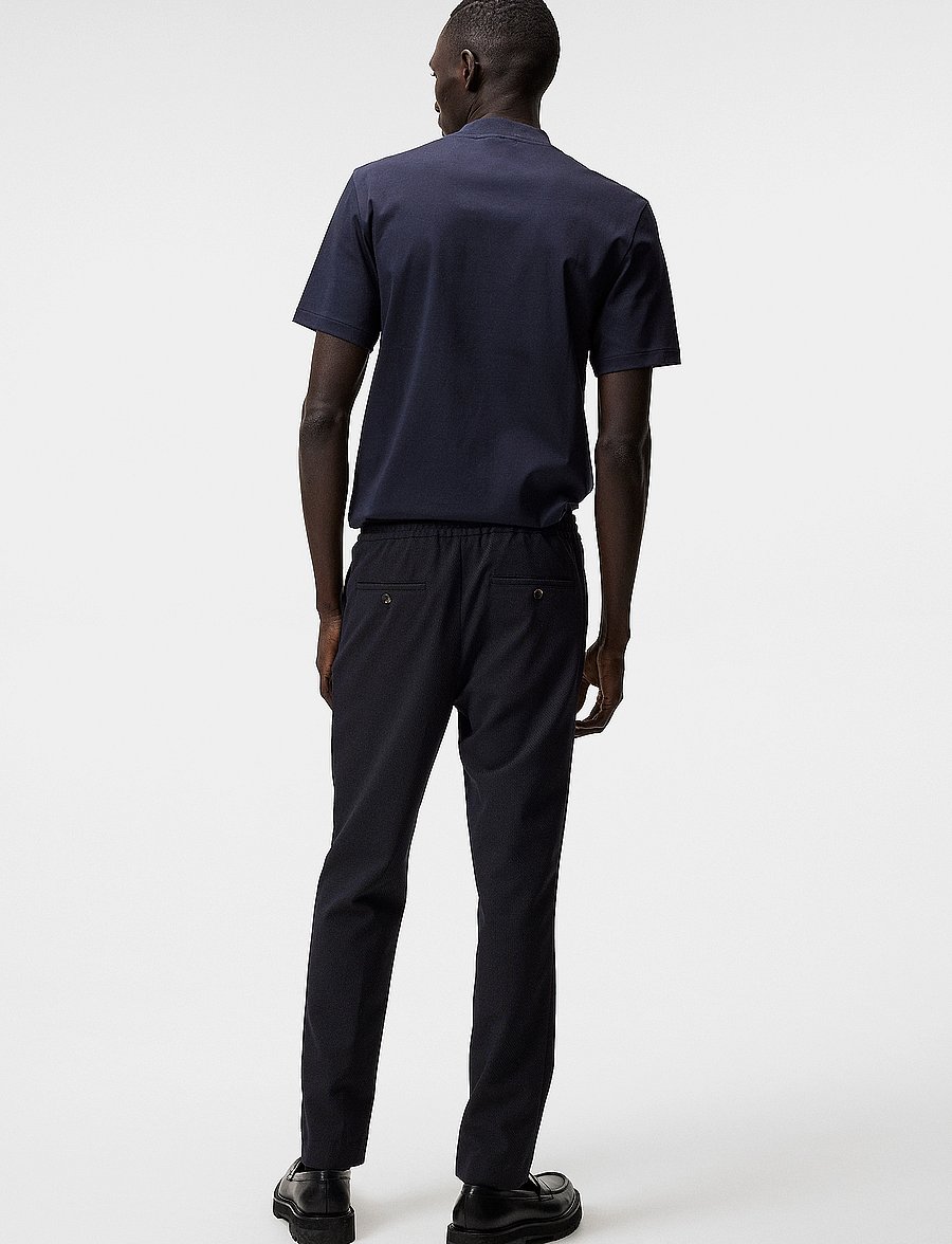 J. Lindeberg - Ace Mock Neck T-shirt - jl navy - 2