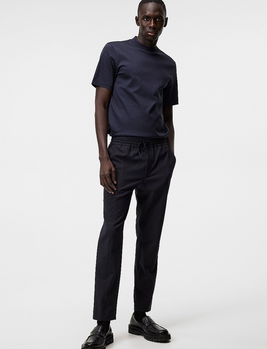 J. Lindeberg - Ace Mock Neck T-shirt - jl navy - 3