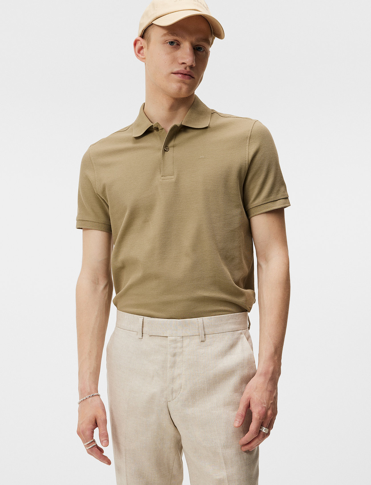 J. Lindeberg - Troy Polo shirt - lyhythihaiset - aloe - 1