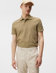 J. Lindeberg - Troy Polo shirt - kortærmede poloer - aloe - 1