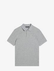 J. Lindeberg - Troy Polo shirt - kortærmede poloer - light grey melange - 0