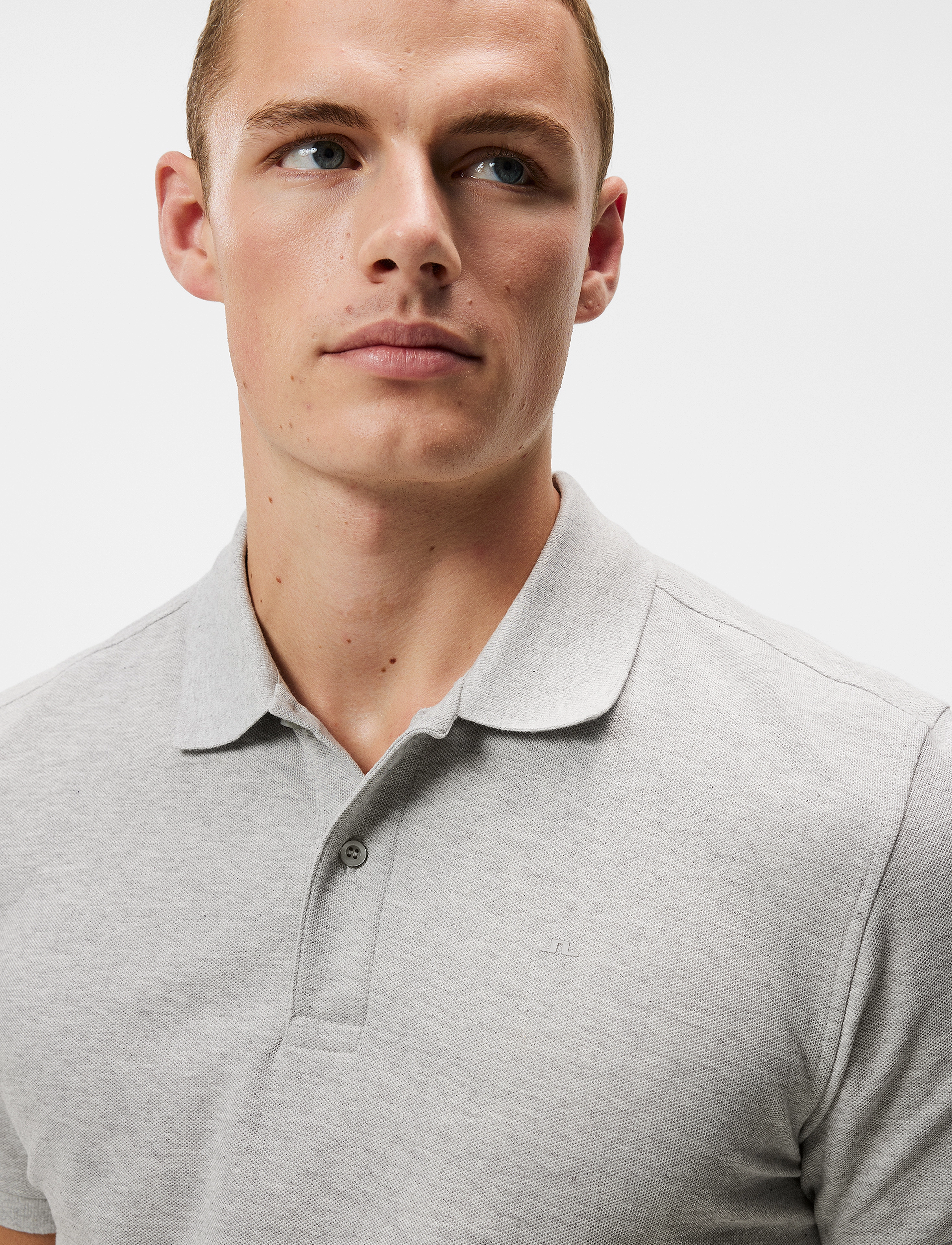 J. Lindeberg - Troy Polo shirt - light grey melange - 4