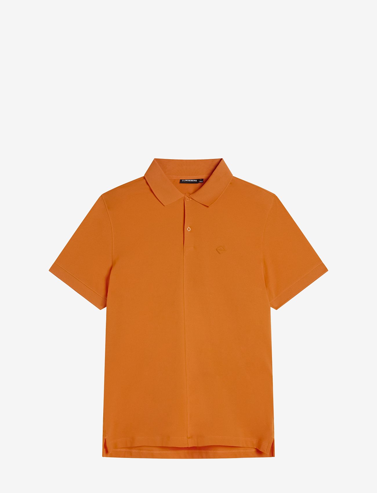J. Lindeberg - Rubi Slim Polo Shirt - kortærmede poloer - russet orange - 0