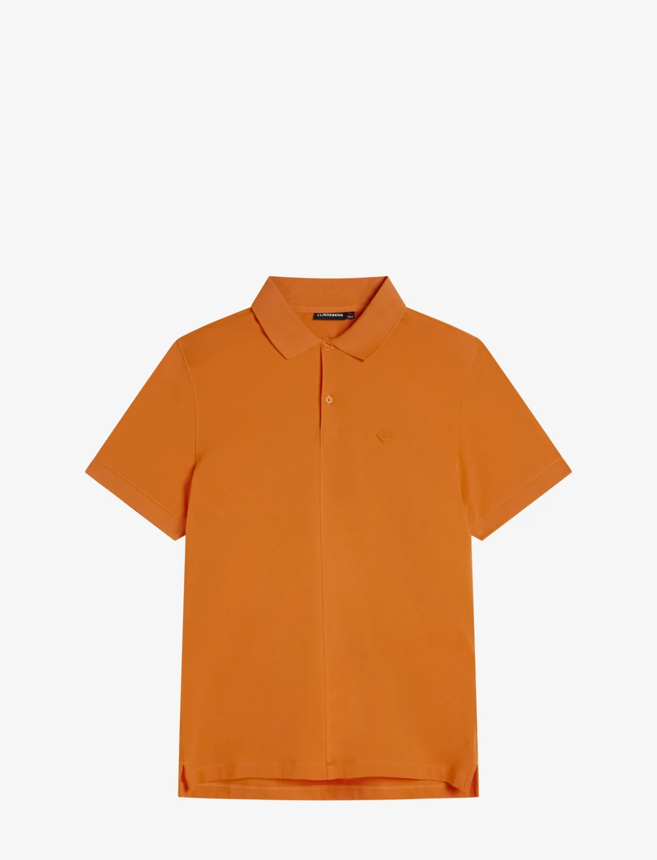 J. Lindeberg - Rubi Slim Polo Shirt - kortærmede poloer - russet orange - 1
