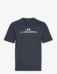 J. Lindeberg - M Logo T-shirt - t-krekli ar īsām piedurknēm - jl navy - 0
