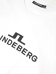 J. Lindeberg - M Logo T-shirt - kortermede t-skjorter - white - 2