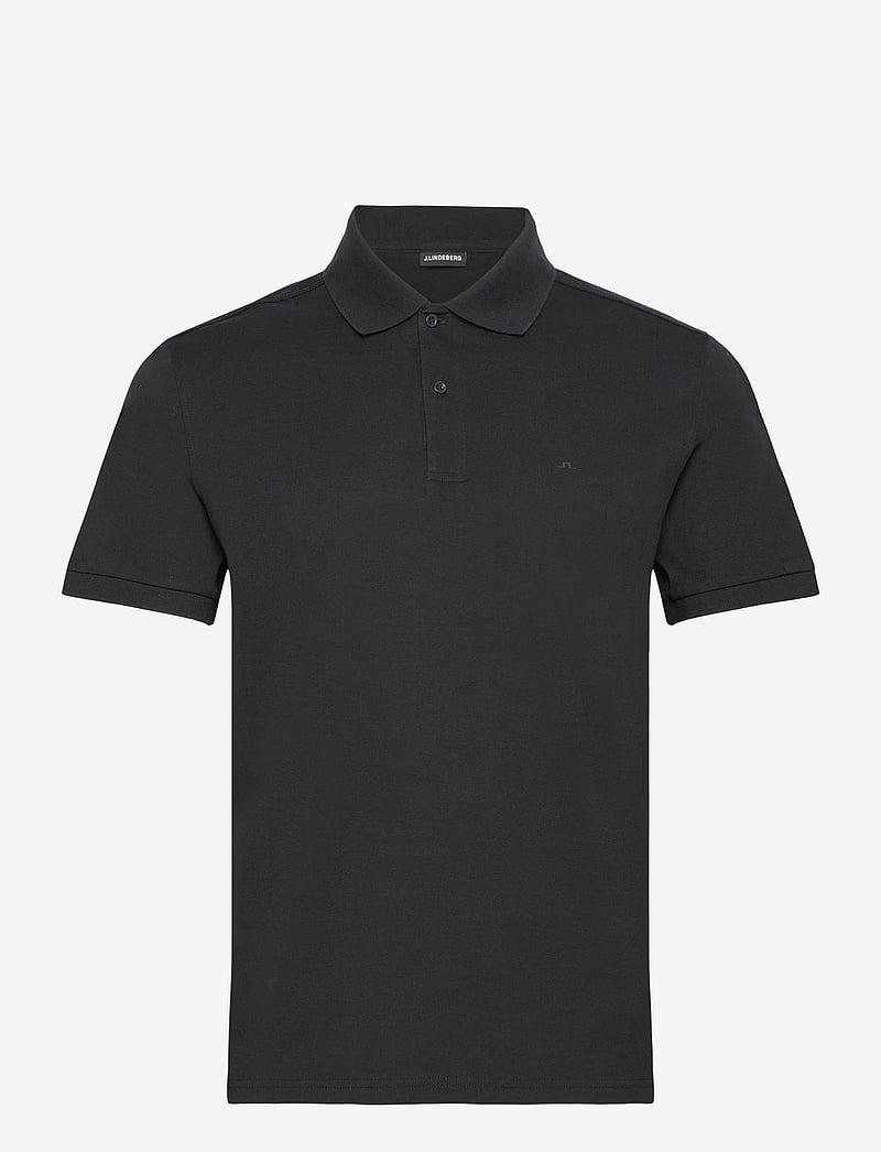 J. Lindeberg - Troy Pique Polo Shirt - lühikeste varrukatega polod - black - 1