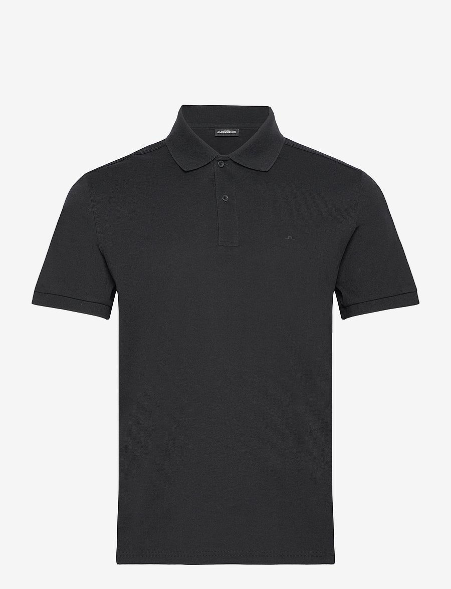 J. Lindeberg - Troy Pique Polo Shirt - black - 1