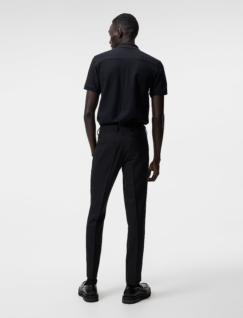 J. Lindeberg - Troy Pique Polo Shirt - lühikeste varrukatega polod - black - 3