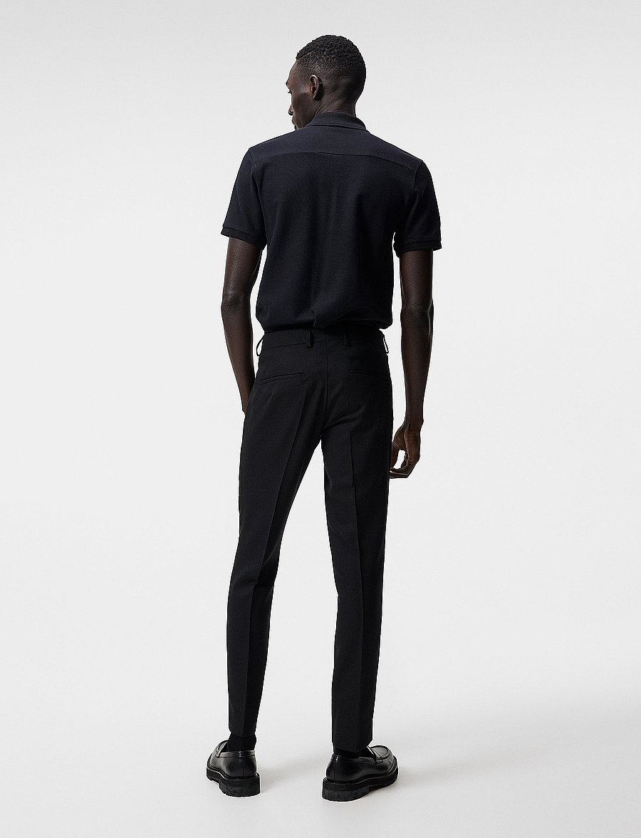 J. Lindeberg - Troy Pique Polo Shirt - black - 3