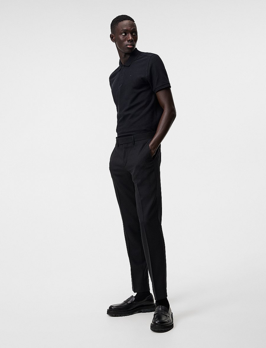 J. Lindeberg - Troy Pique Polo Shirt - black - 4