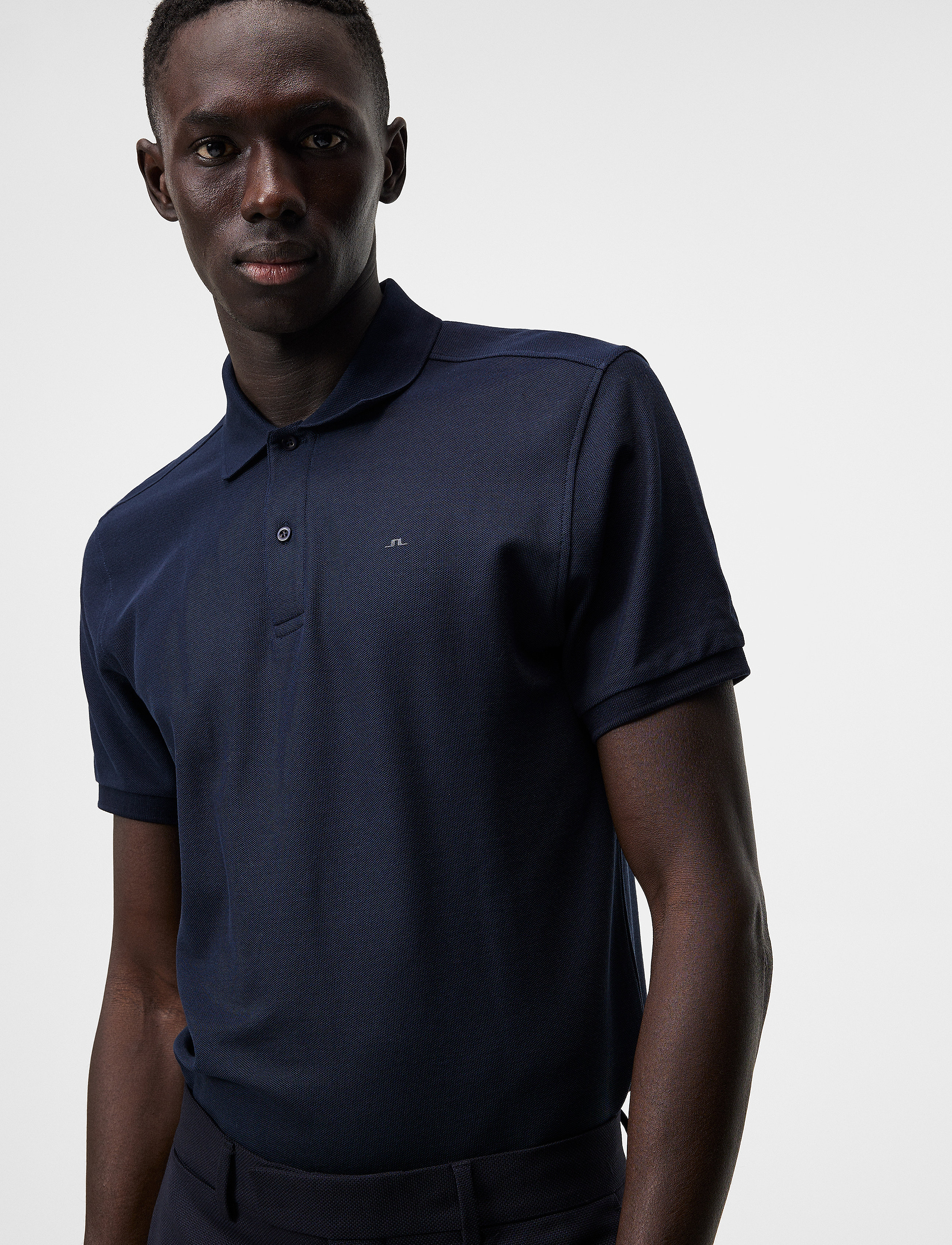 J. Lindeberg - Troy Pique Polo Shirt - jl navy - 5