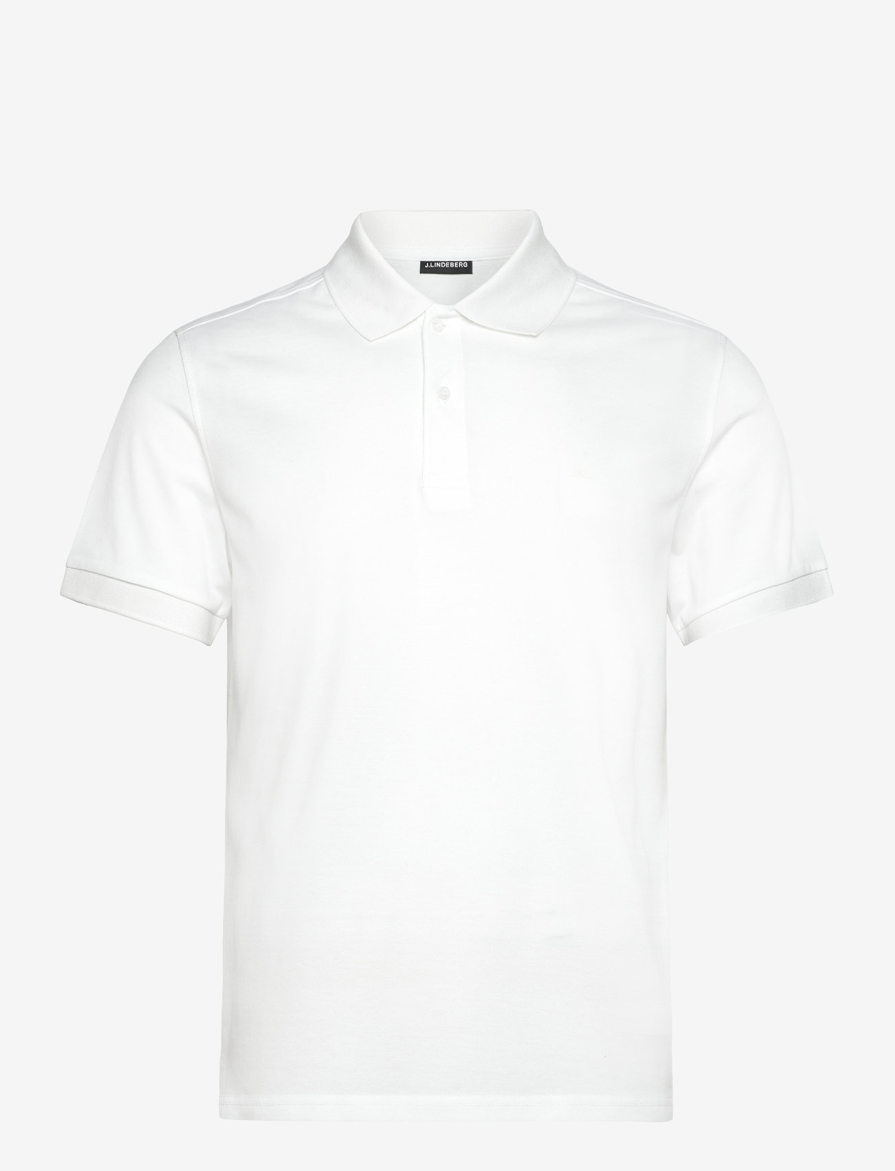 J. Lindeberg - Troy Pique Polo Shirt - kortärmade pikéer - white - 1