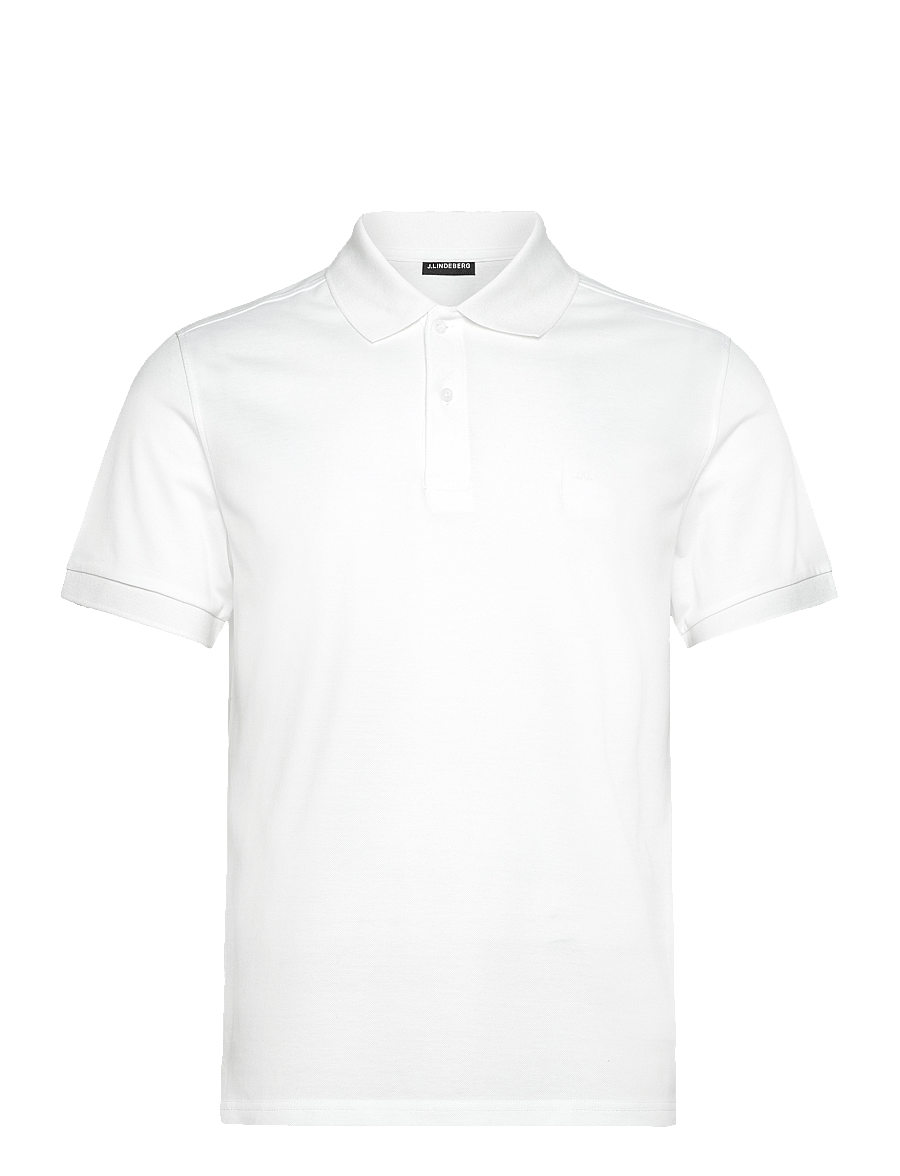 J. Lindeberg - Troy Pique Polo Shirt - white - 1