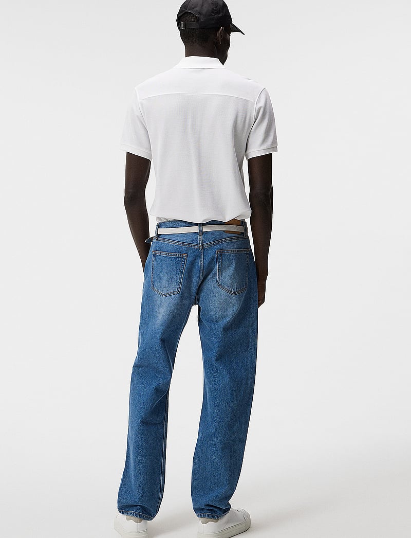 J. Lindeberg - Troy Pique Polo Shirt - kortärmade pikéer - white - 3