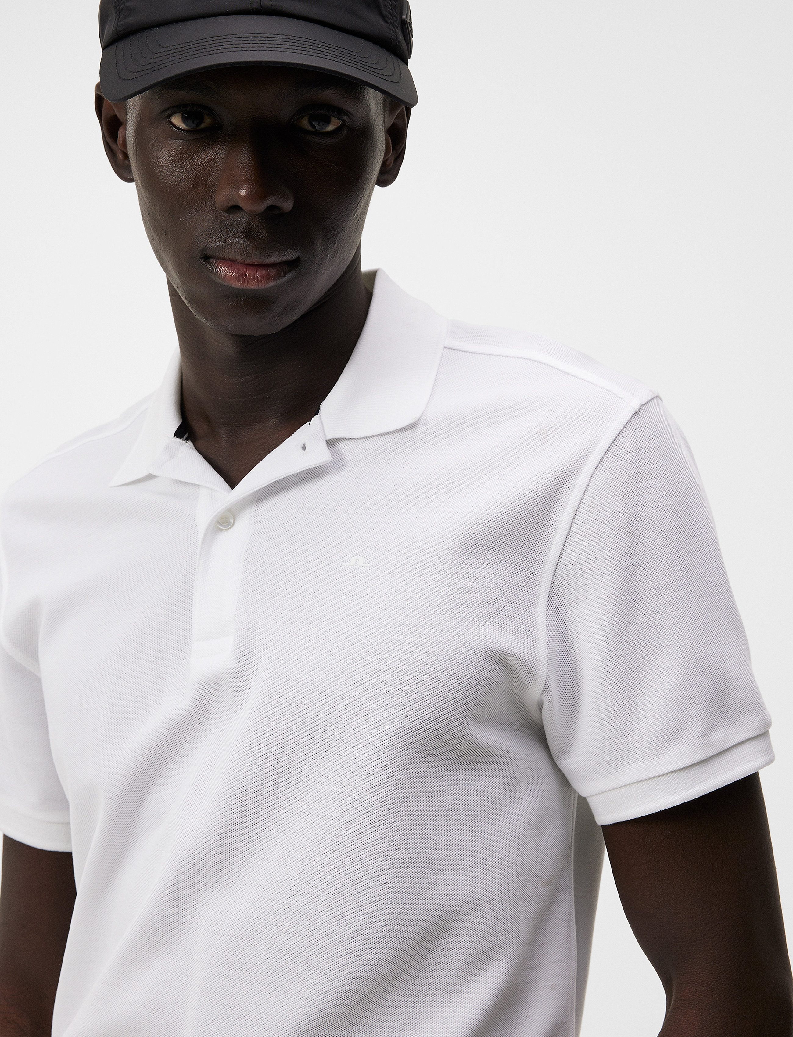 J. Lindeberg - Troy Pique Polo Shirt - white - 5
