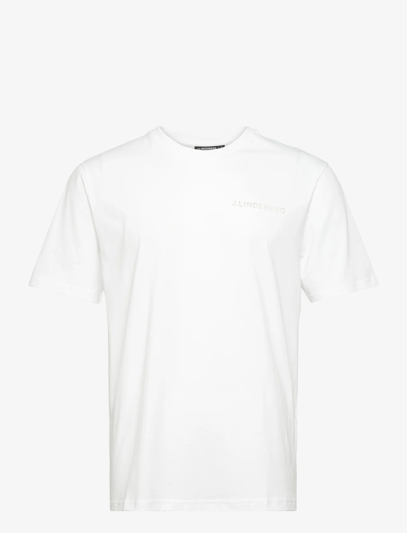 J. Lindeberg - Dale Seasonal Print Tee - basic skjorter - white - 1