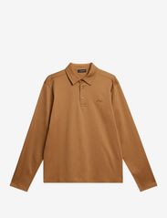 J. Lindeberg - Asher Long Sleeve Polo - długi rękaw - chipmunk - 0