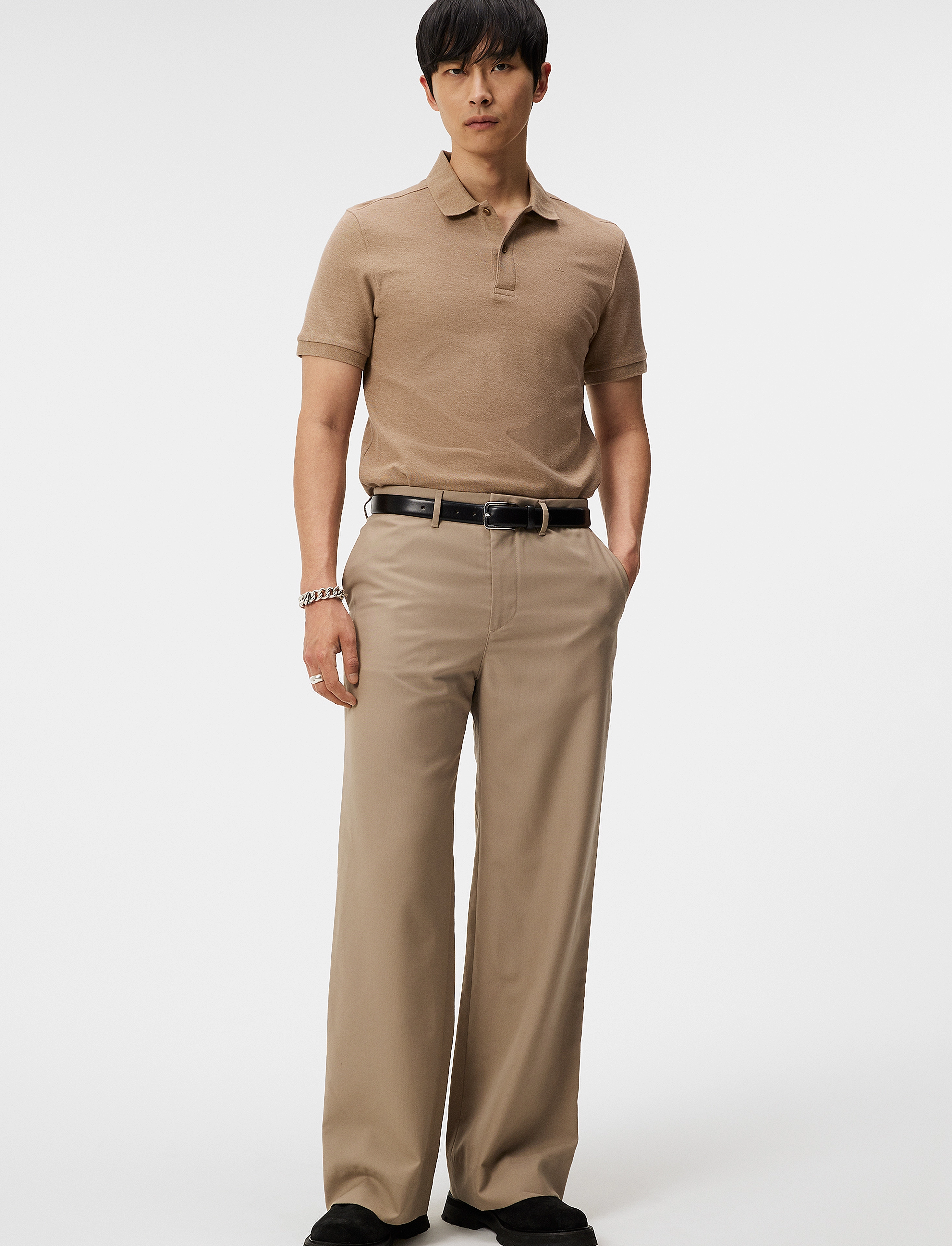 J. Lindeberg - Troy Polo Shirt - oil green - 4