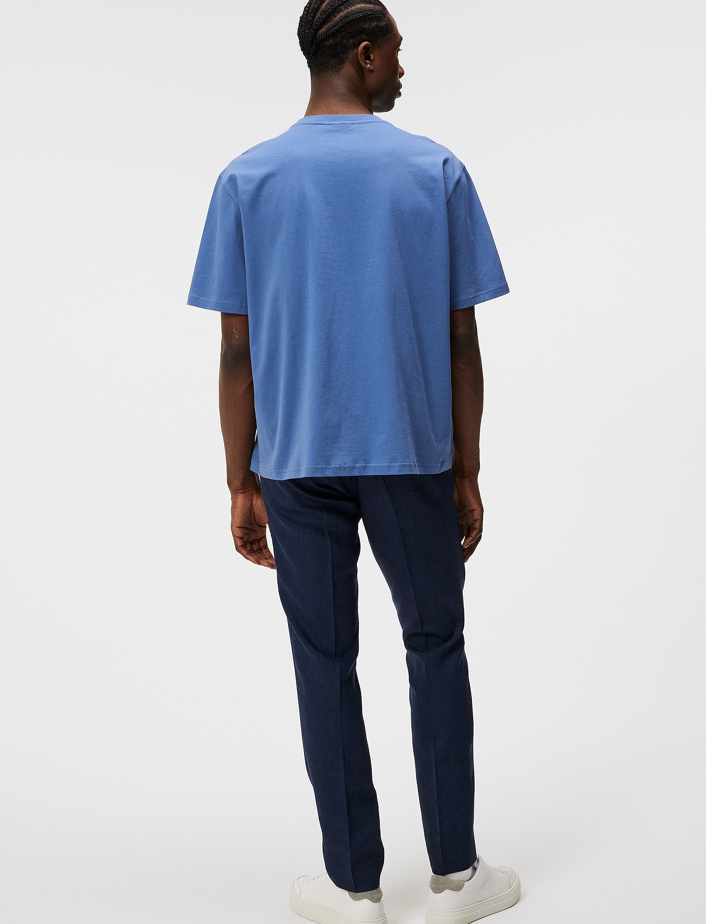 J. Lindeberg - Hale Logo Patch T-Shirt - bijou blue - 3