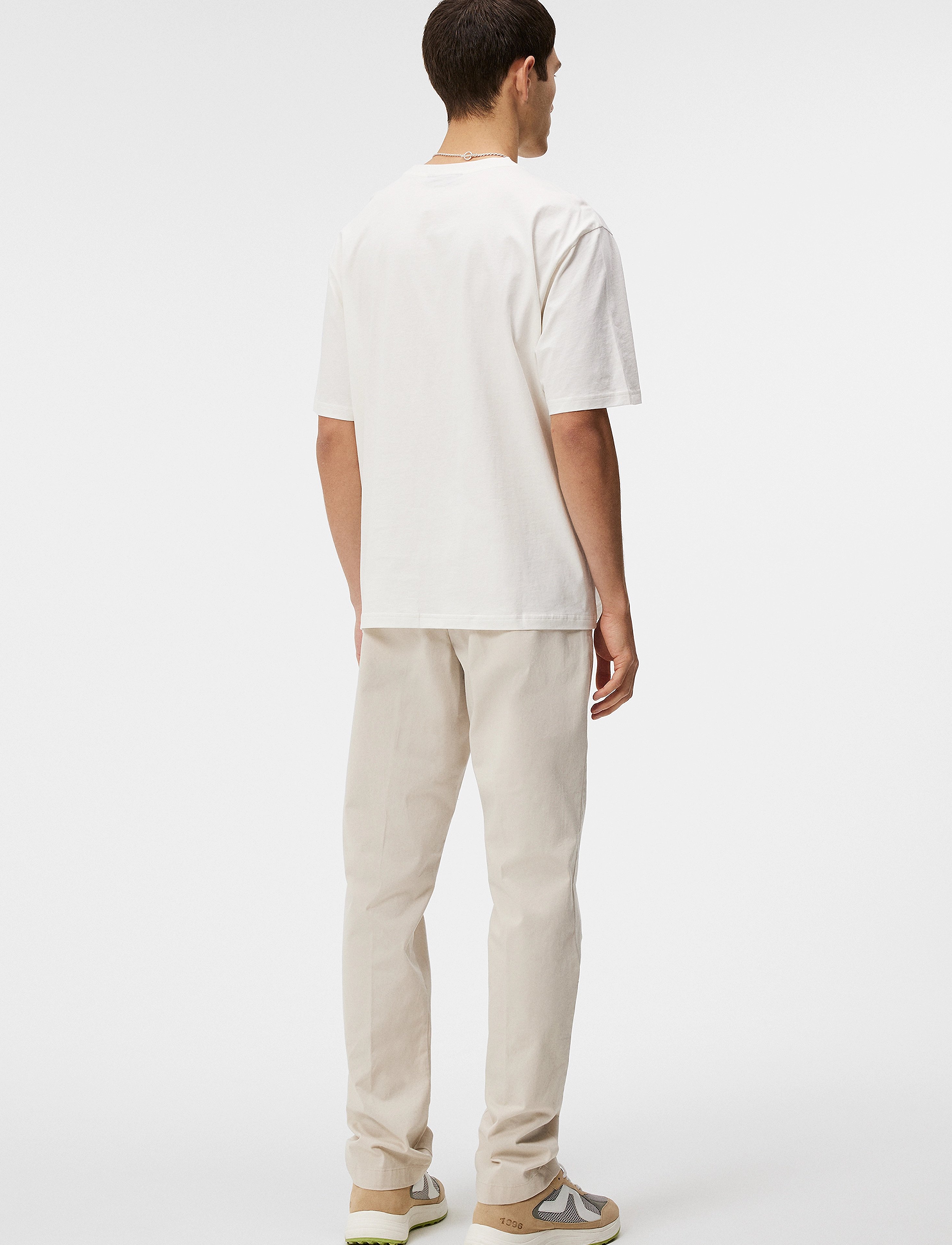 J. Lindeberg - Hale Logo Patch T-Shirt - cloud white - 3