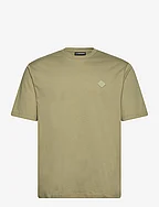 Hale Logo Patch T-Shirt - OIL GREEN
