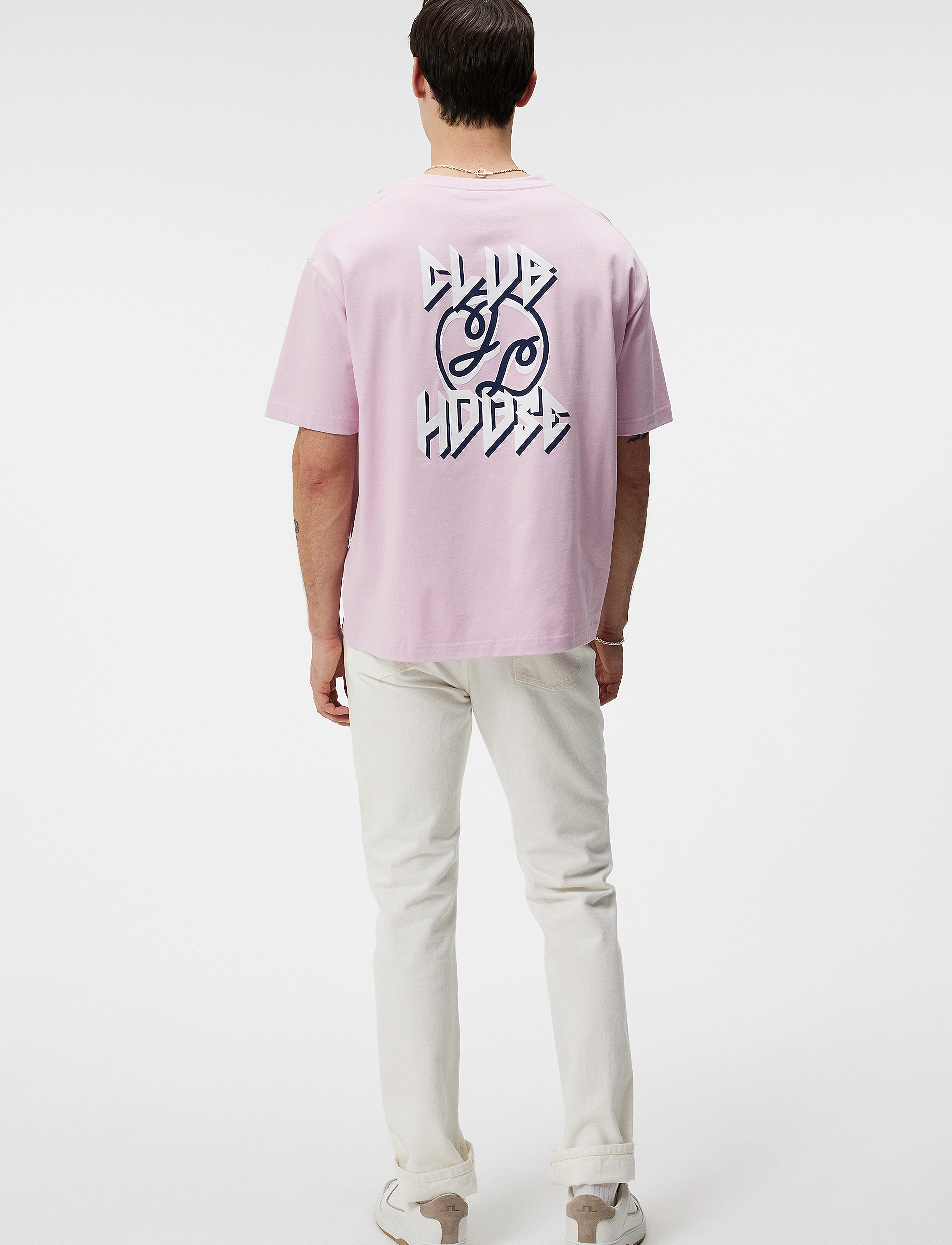 J. Lindeberg - Tjorn Boxy Printed T-shirt - pink lavender - 2
